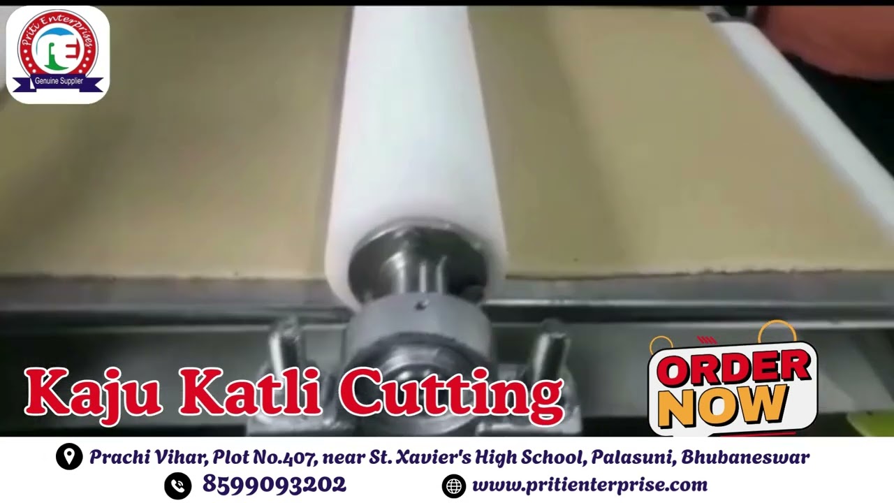 Best Kaju Katli Cutting Machine in Bhubaneswar | Priti Enterprises