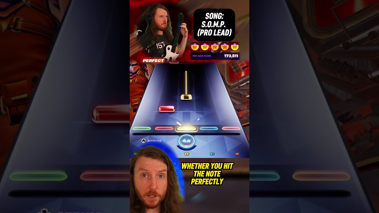 Почему в Fortnite Festival сложнее зарабатывать очки, чем в Guitar Hero и Rock Band?