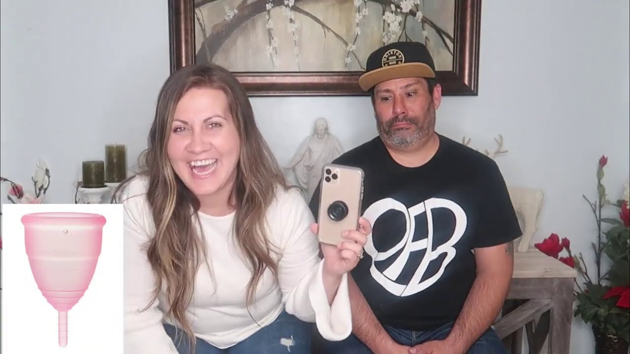 WIFE pranks HUSBAND on FEMALE PRODUCTS *he said what?*