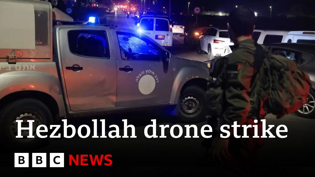 Hezbollah drone strike kills four Israeli soldiers and injures 58 | BBC News