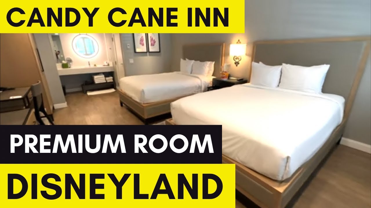 Tour the Candy Cane Inn Premium Room | A Hidden Disneyland Gem!