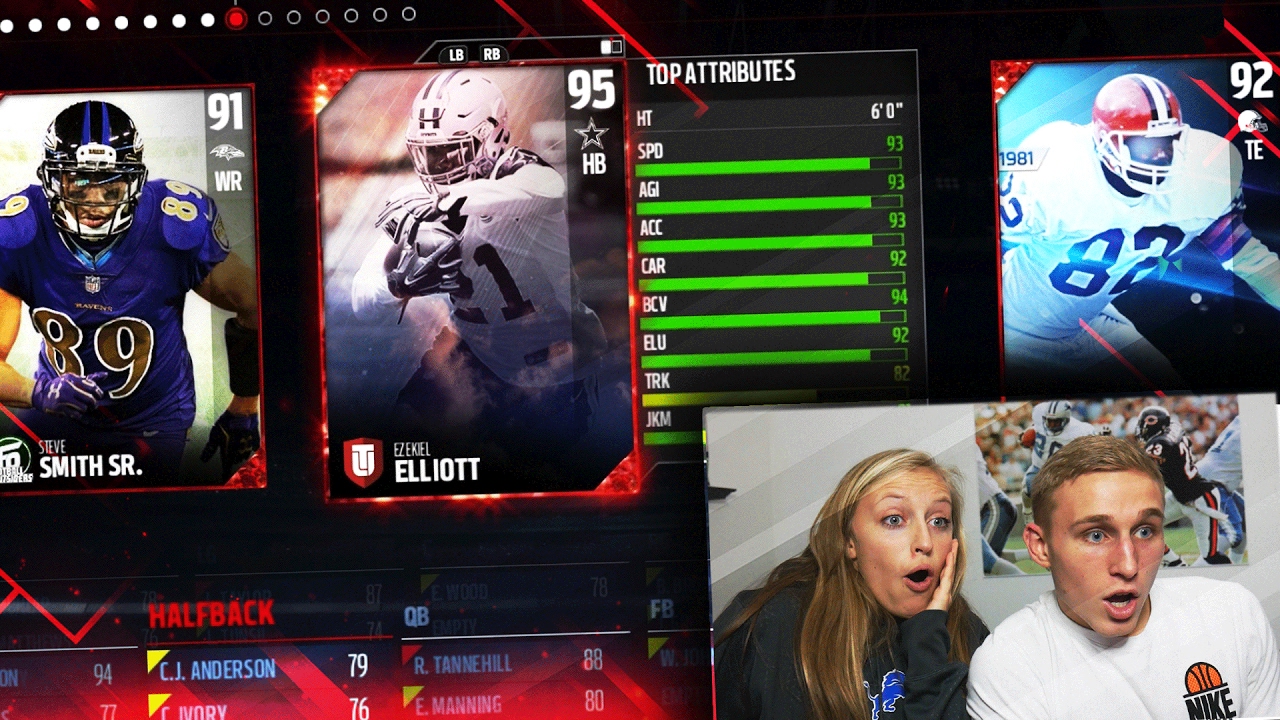 BELLA DRAFTS AN INSANE TEAM!! Madden 17 Draft Champions
