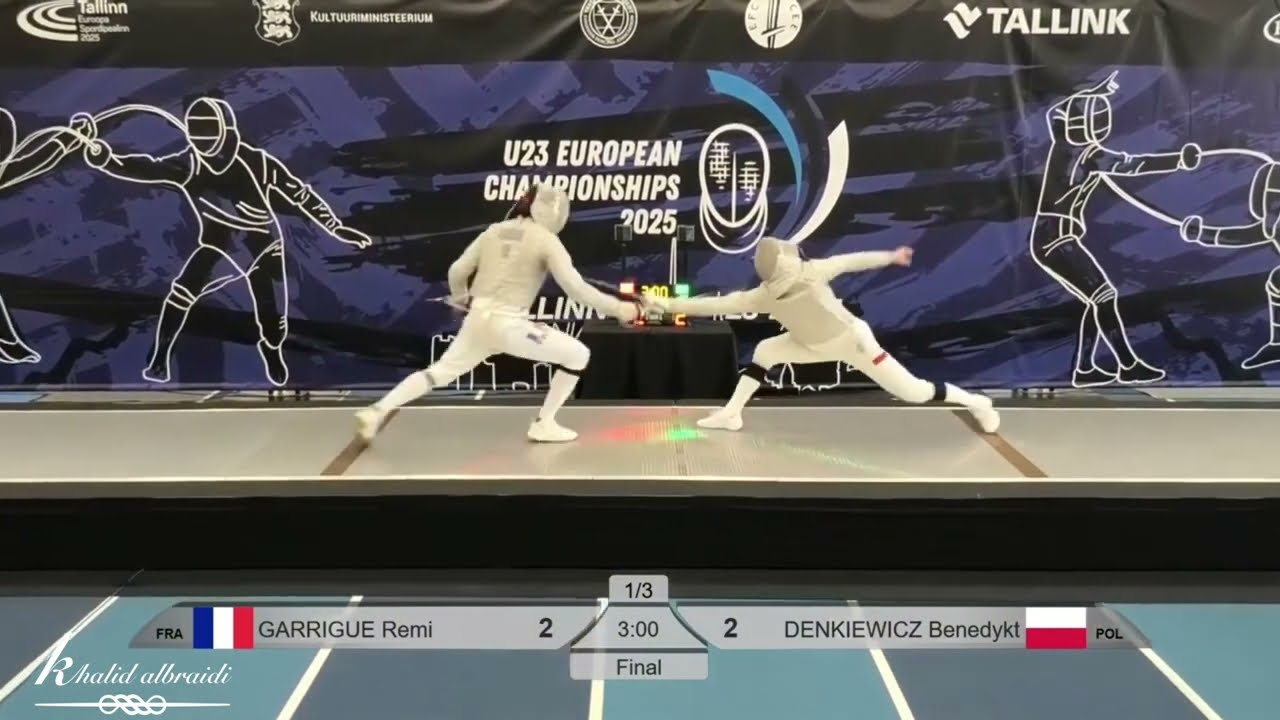 gold medal 🥇 Match: Men's Individual  Sabre European Championships U23 Tallinn 2025  🤺🇪🇪