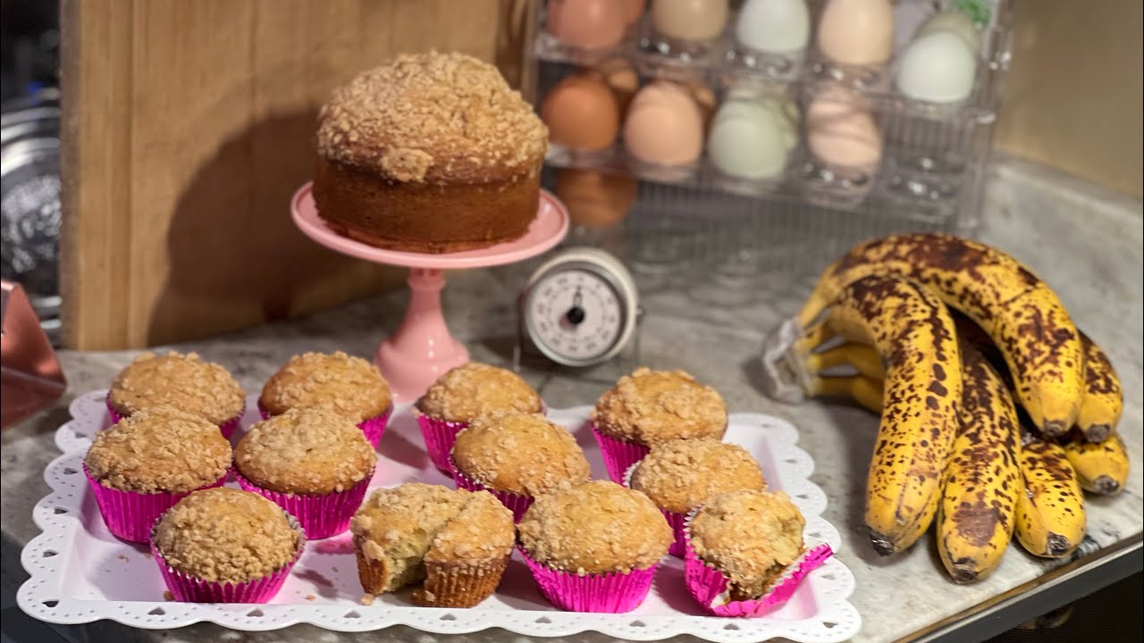 CUPCAKES 🧁 CON PLÁTANO 🍌