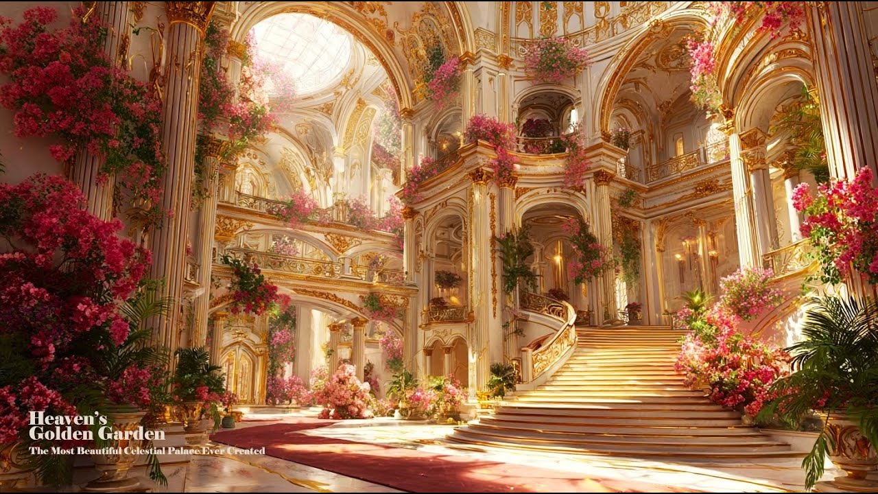 Heaven’s Golden Garden in 4K – The Most Beautiful Celestial Palace Ever Created