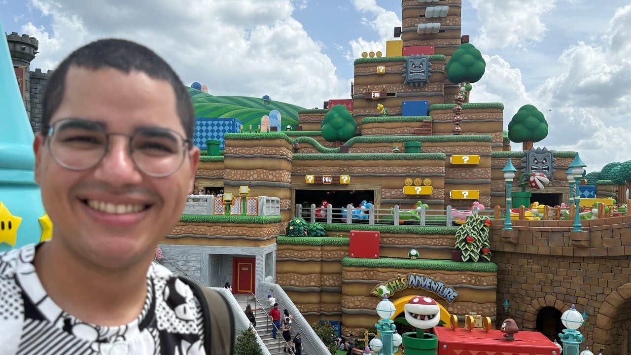 FOMOS NO PARQUE DO SUPER MARIO!