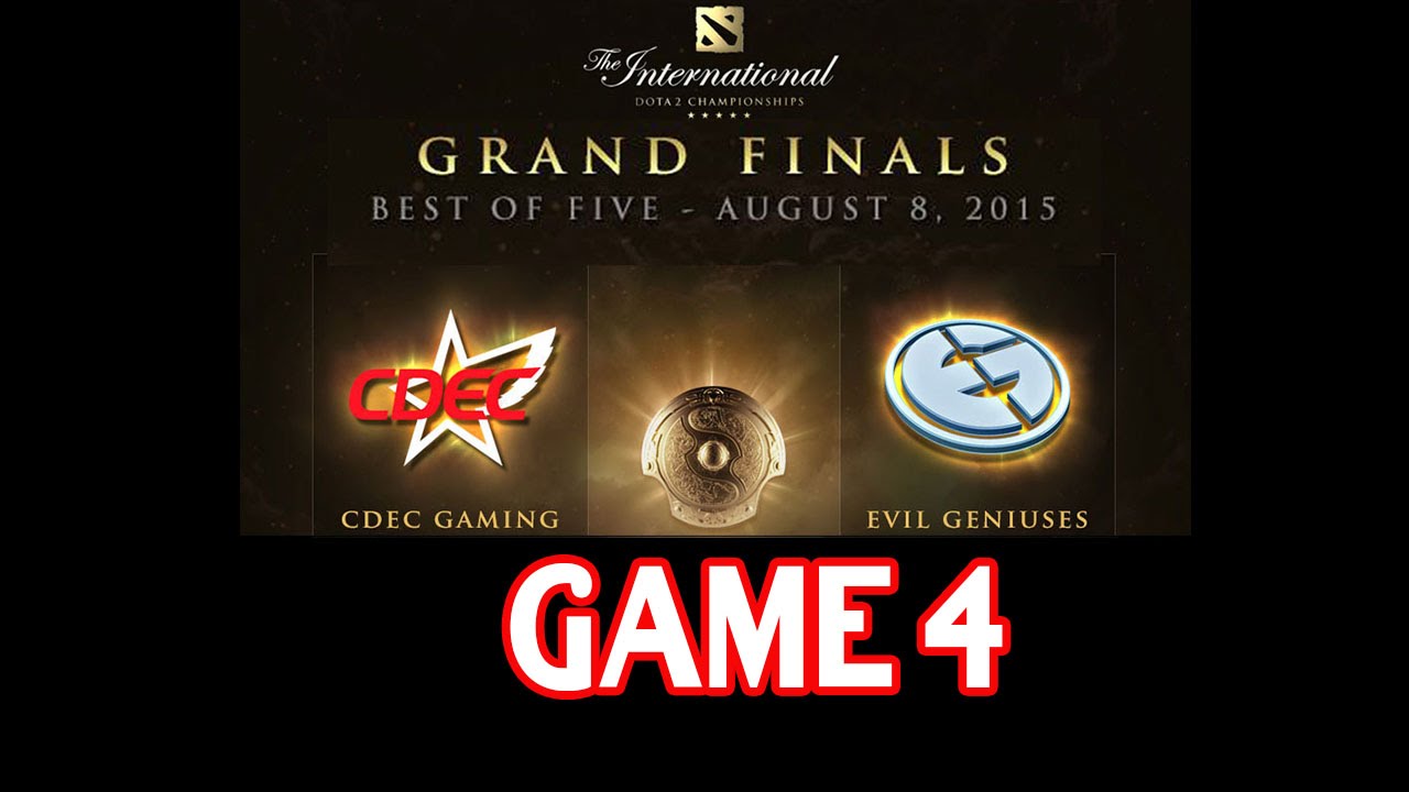 [DOTA2] TI5 Grand Final - CDEC vs EG - Game 4 - 1080p