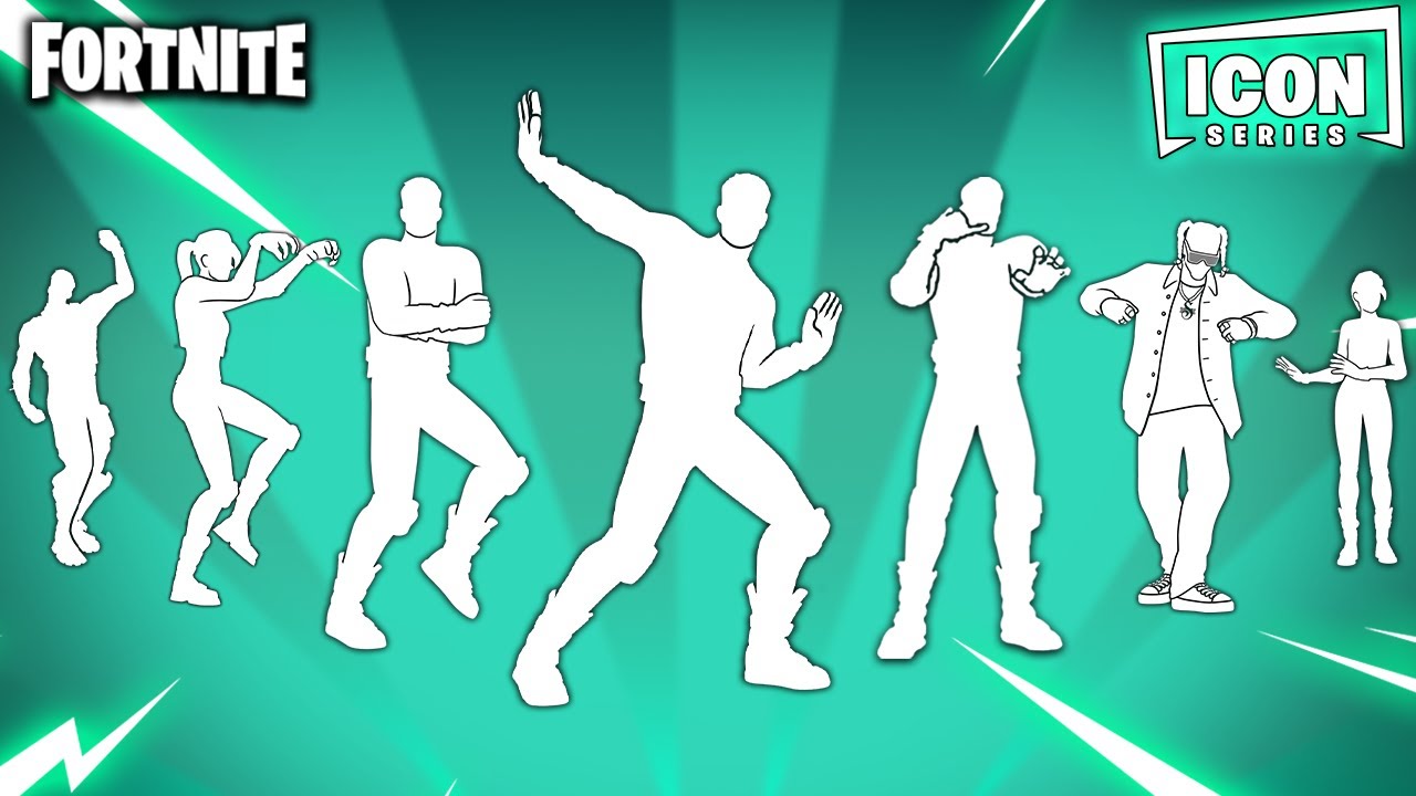 ALL ICON SERIES DANCES & EMOTES IN FORTNITE