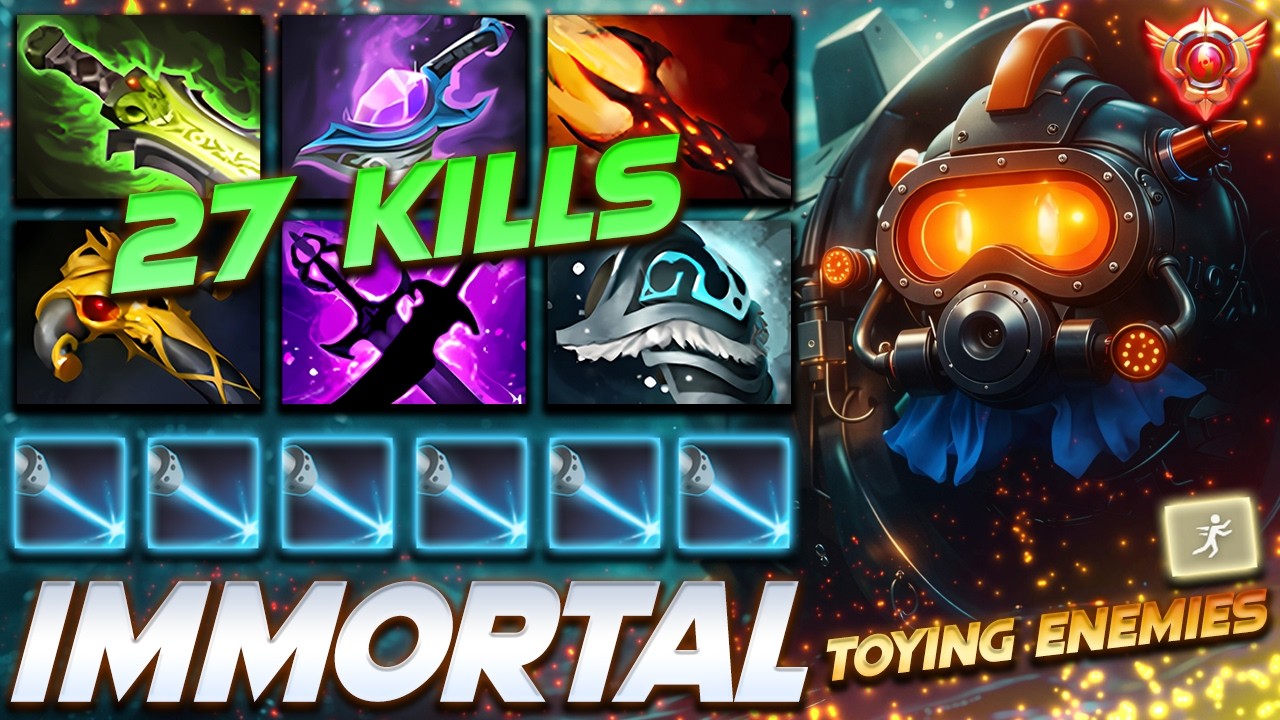 Tinker Toying Enemies 27 Frags - Dota 2 Pro Gameplay [Watch & Learn]