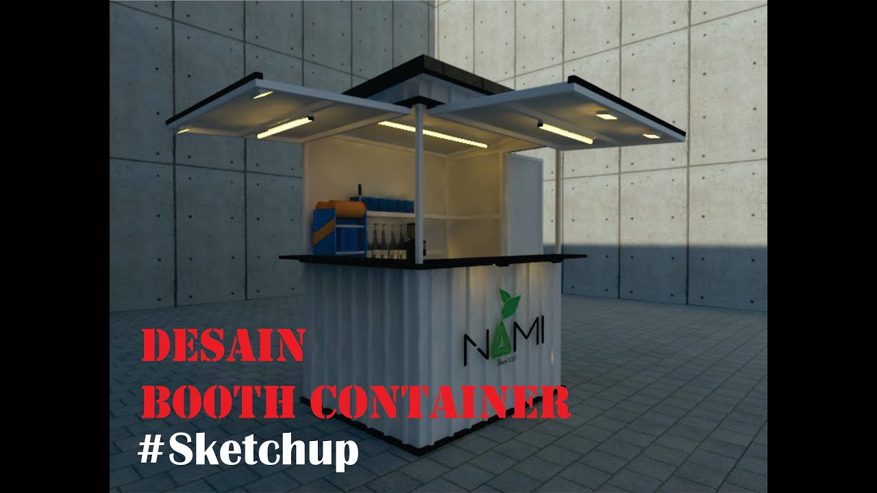 Design Booth Container #sketchup