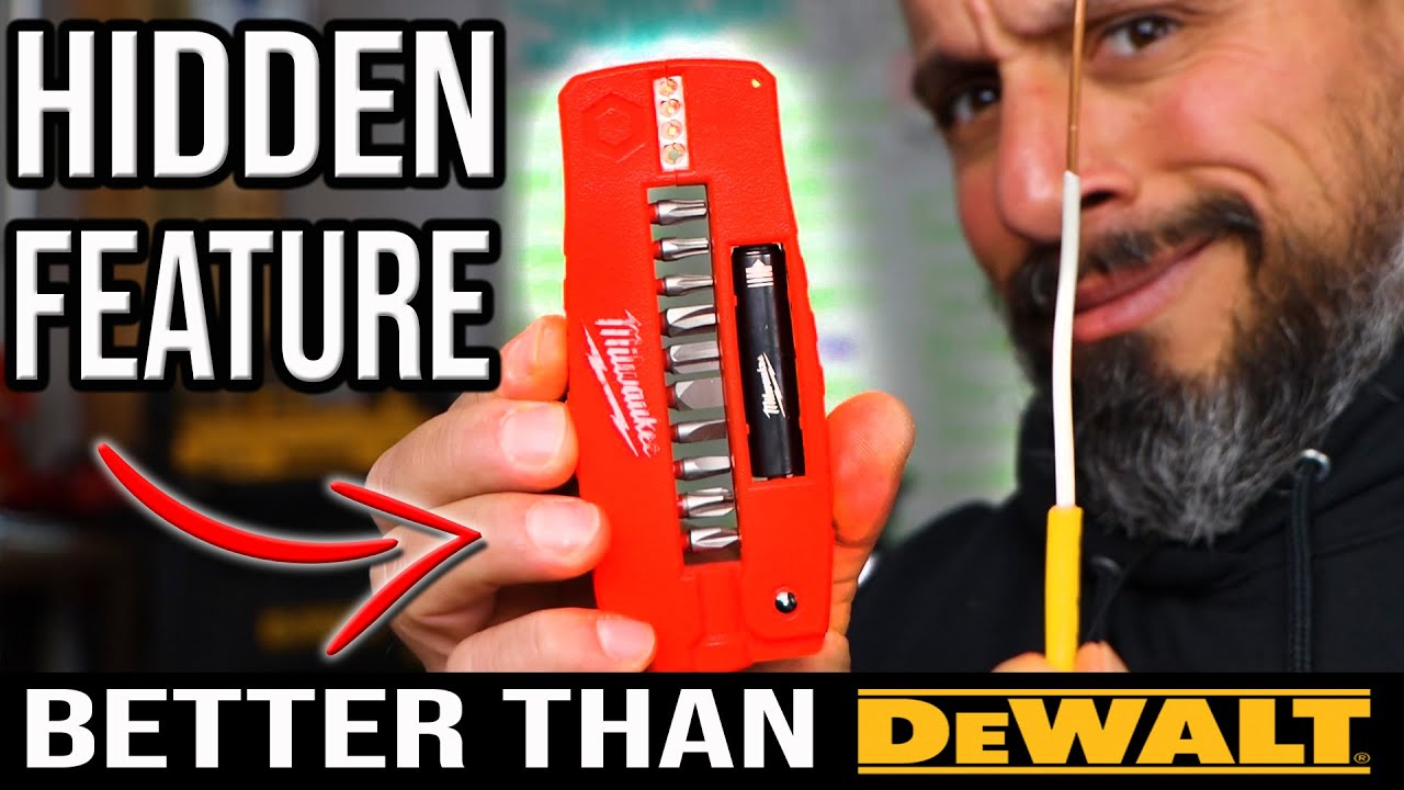 Milwaukee SHOCKWAVE Bit Set Has A HIDDEN FEATURE People Don't Know About (BEATS DeWALT)