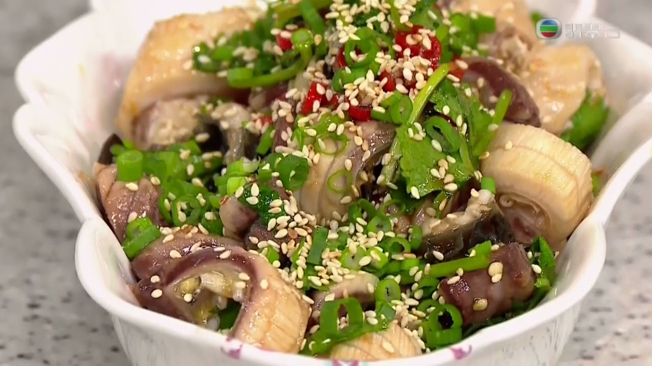 睇餸食飯｜涼拌魚皮，薑葱炒脆肉鲩