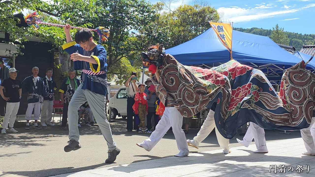輪島市 門前の祭り 2025年 / 走出獅子舞 / 櫛比太鼓 / 輪島市門前町總持寺祖院