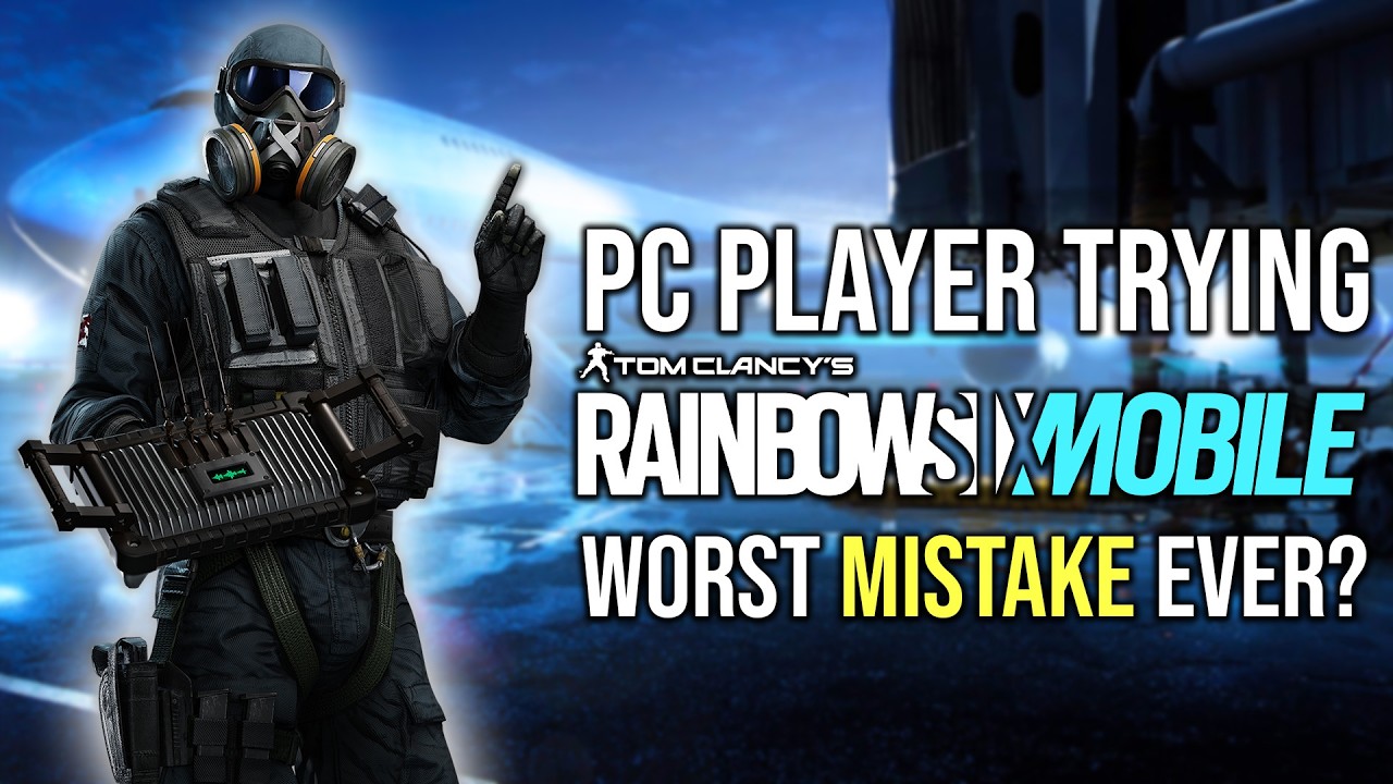 LIVE 🔴 PC Player Tries Rainbow Six Mobile (Worst Mistake?)