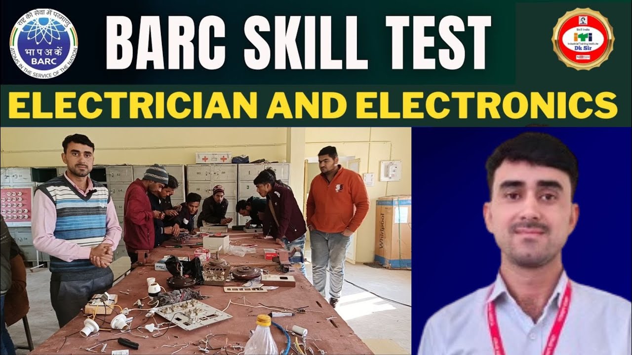 BARC skills Test Trade Electrician and electronics || Practical Lab review trade electrician#barc