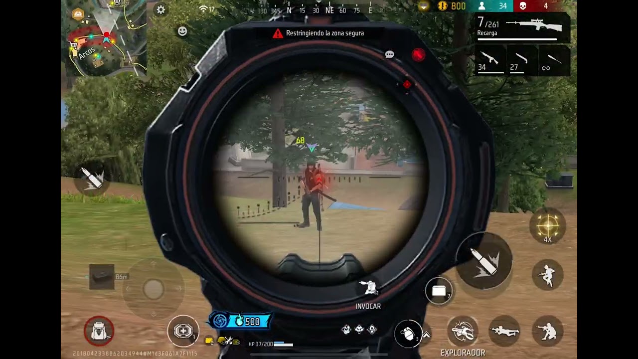 Jugando free Fire