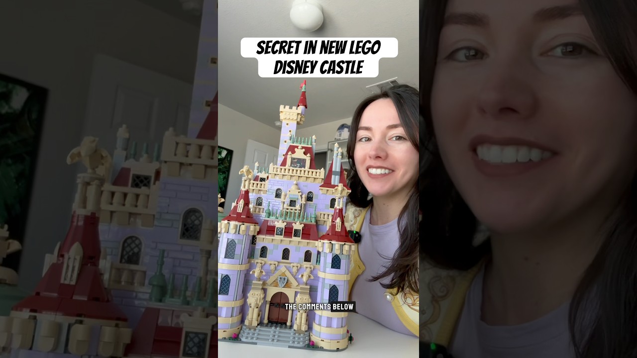 Secret compartment in the new LEGO Disney castle