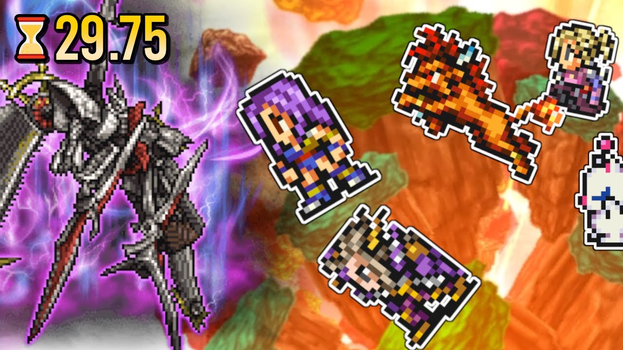 【FFRK】D780【暗命】アーク 30秒切 魔法有効 地弱点  攻撃確率マテなし | [Dark Fate] Ark MAG Earth Weak 29.75