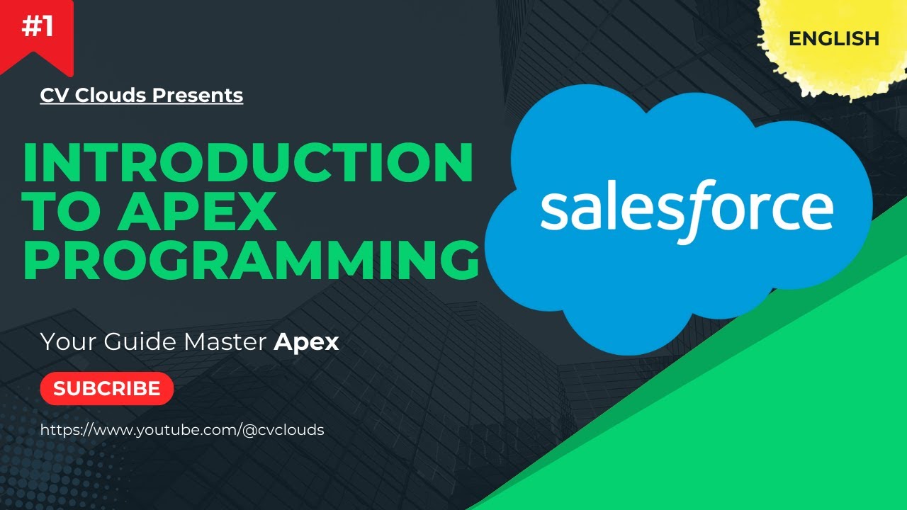 [English] - [1] Getting Started with Apex : Introduction to Apex Programming | SFDC Tutorial 2025