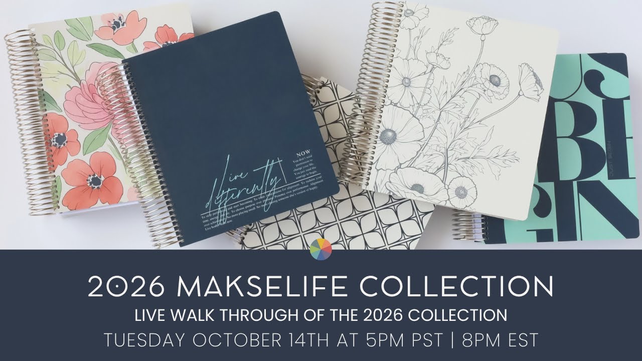 2026 MäksēLife Planner Collection | Best 2026 Goal-Setting + Digital Planners