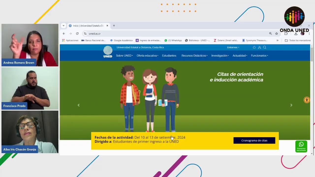 Proceso de Inducción a la UNED: “Cita de Orientación e Inducción Académica”