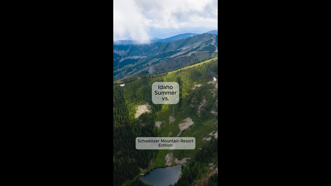 Summer Vs. Winter at Schweitzer Mountain Resort