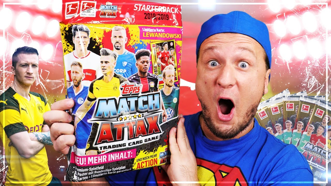 Match Attax Action MEGA STARTER PACK 2018/19 Bundesliga + 5 Booster