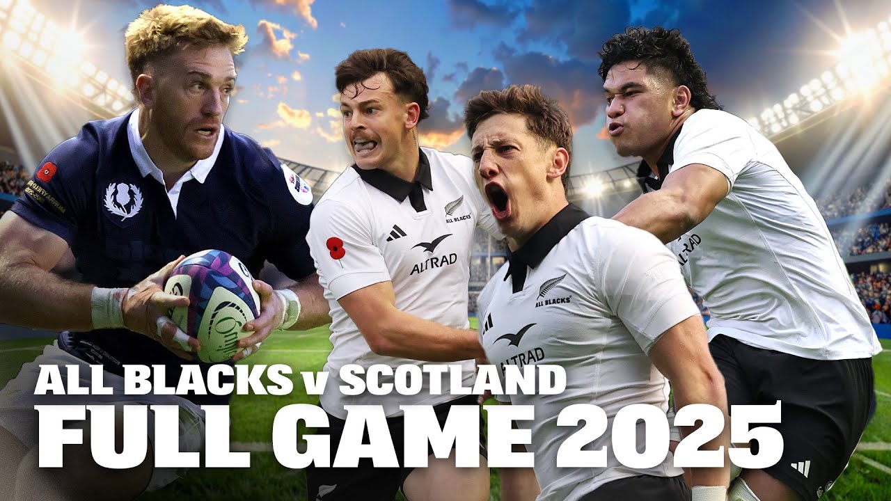 CHAOS at Murrayfield: All Blacks v Scotland 2025 | 3 Yellow Cards + an Epic Comeback
