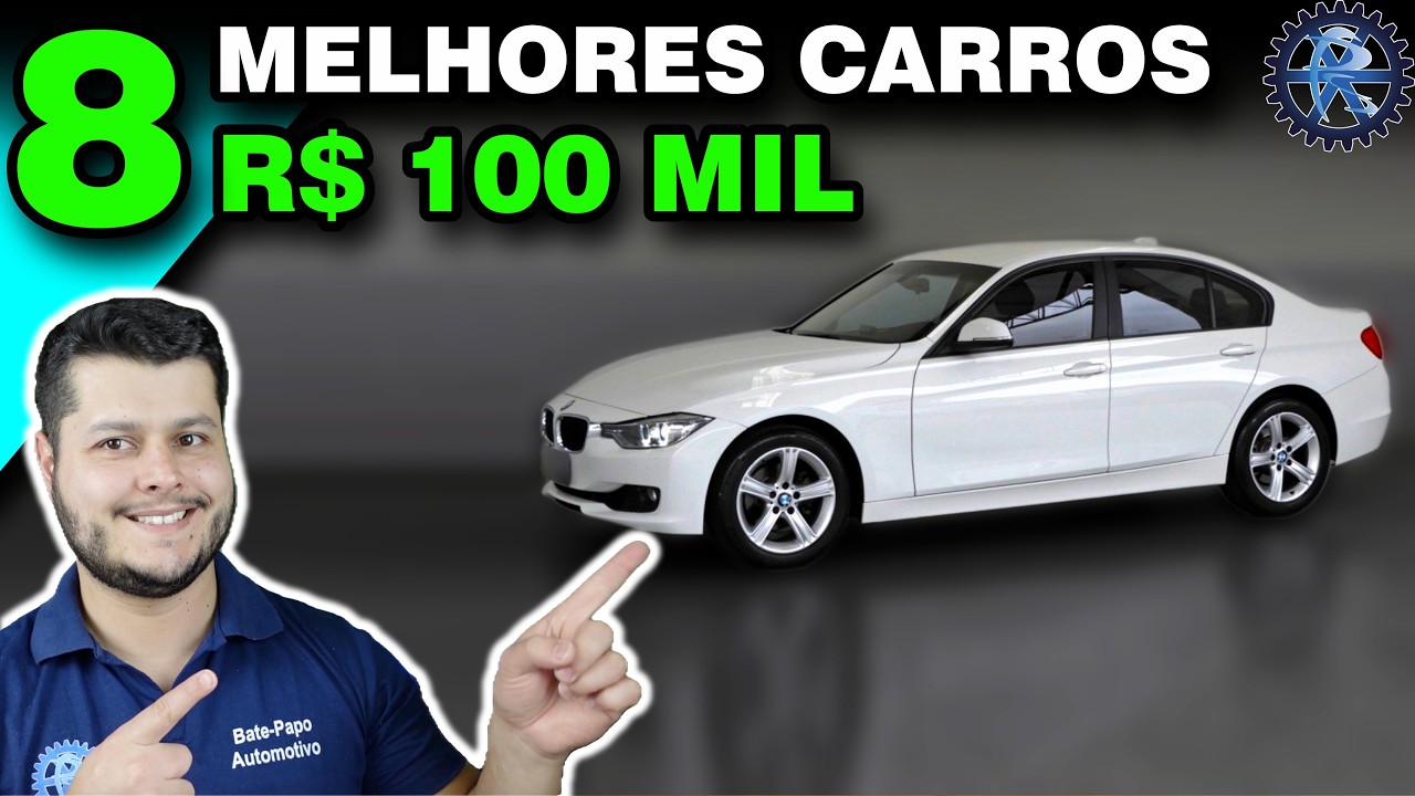 MELHOR que 0km BÁSICO ✅ 8 CARROS USADOS até R$ 100 MIL que VALEM CADA CENTAVO ✅