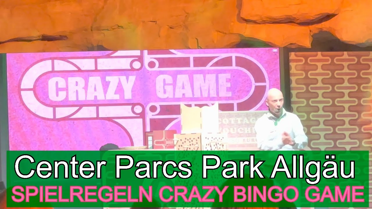 Center Parcs Park Allgäu - Leutkirch - Spielregeln Crazy Bingo