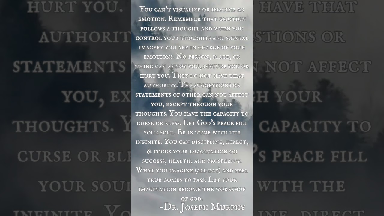 Let God's peace fill your soul. Be in tune with the infinite. - Dr. Joseph Murphy