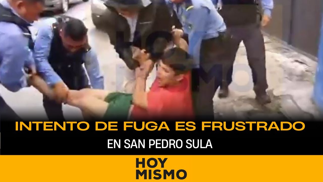 Intento de fuga es frustrado en San Pedro Sula