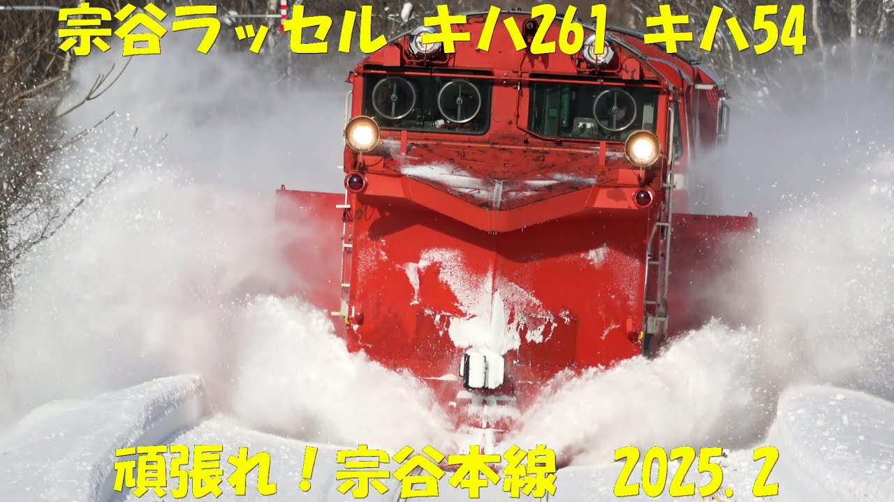 宗谷ラッセル キハ261 キハ54 冬の宗谷本線 2025.2