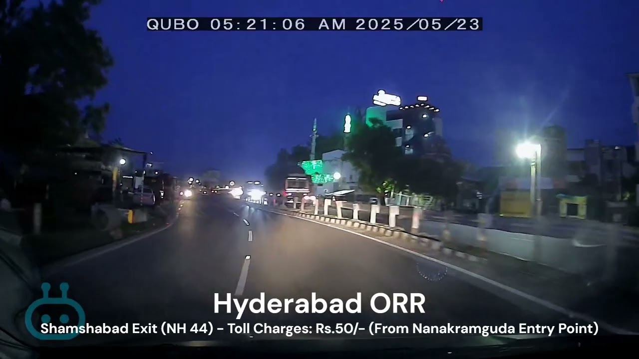 Hyderabad - ORR, Shamshabad Exit, Bangalore Highway