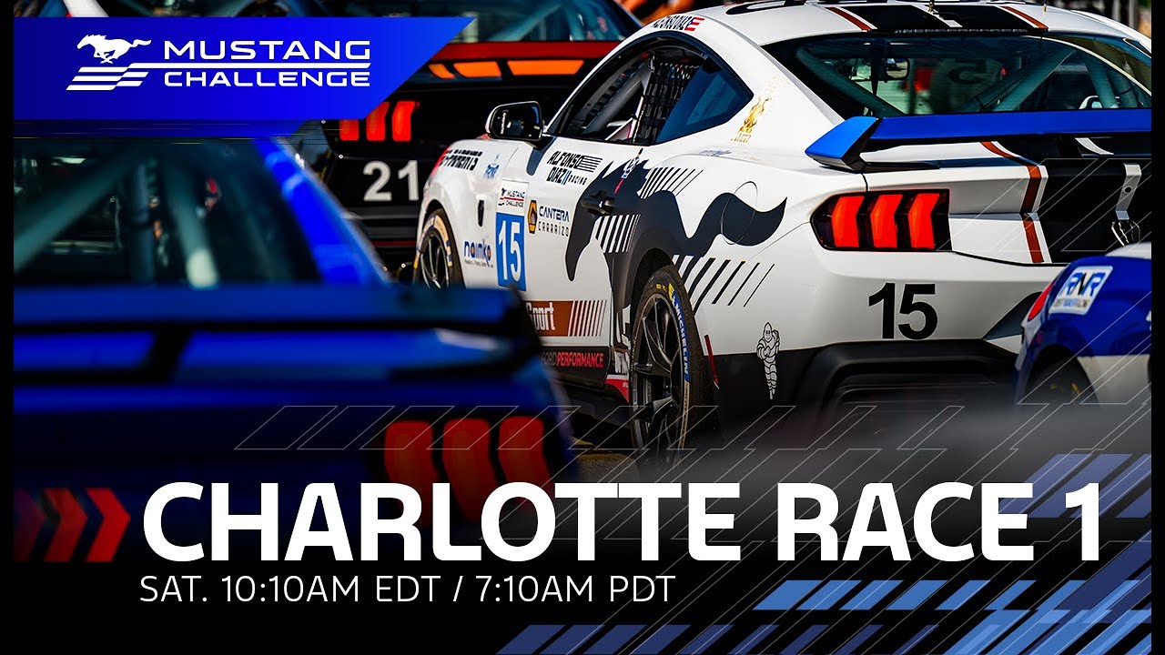 🔴 Race 1 I Charlotte Motor Speedway ROVAL I Mustang Challenge | Ford Racing