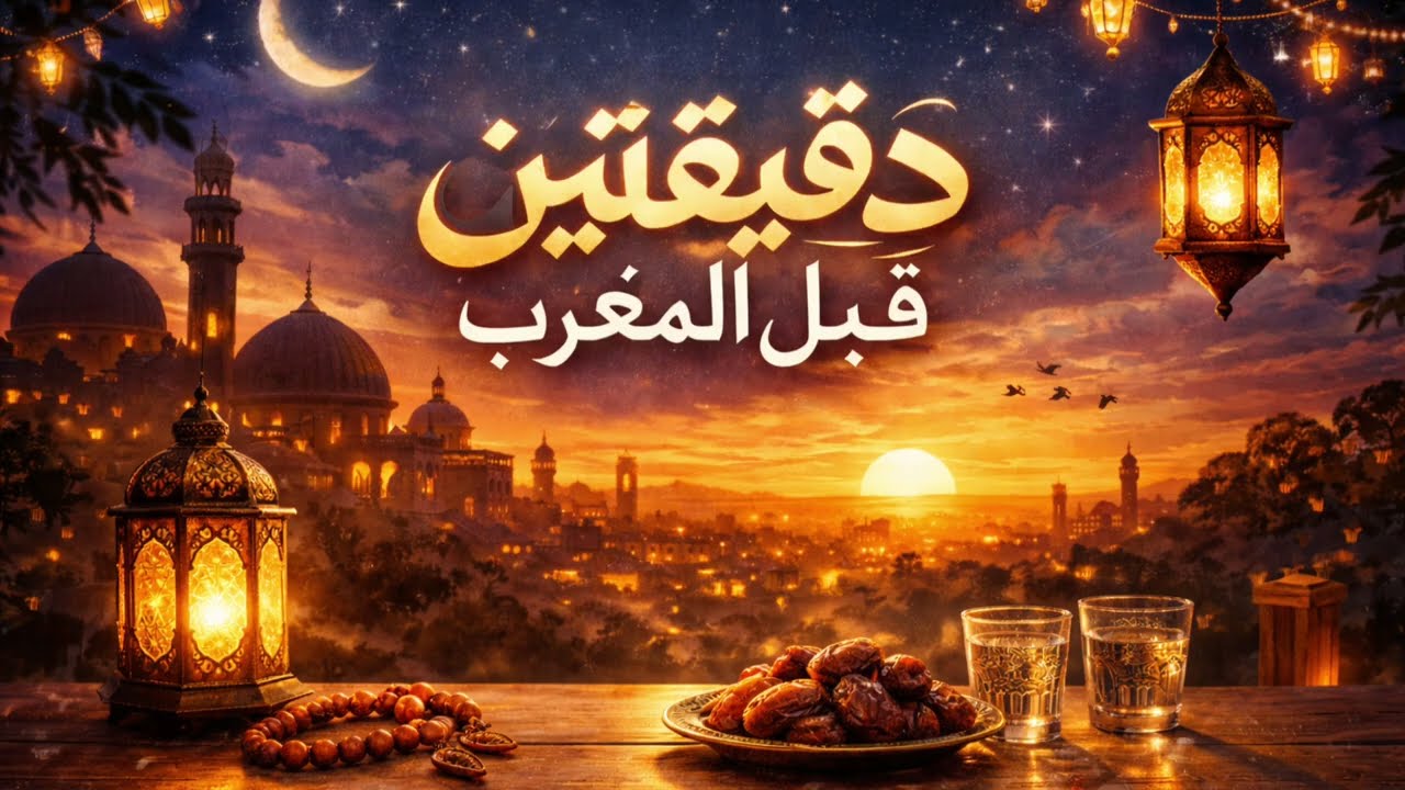 سلسلة دقيقتين قبل المغرب🌙✨|المقدمه