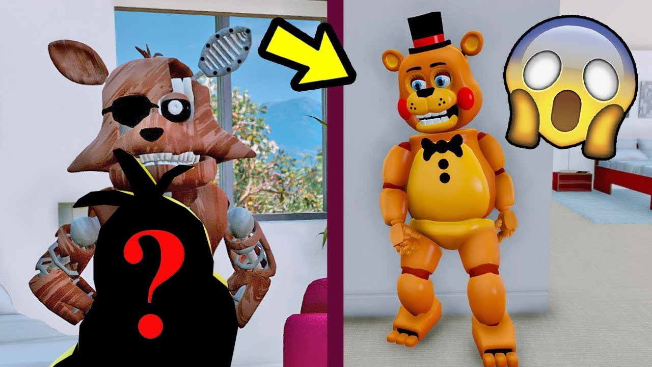 TOY FREDDY PEGOU FOXY E CHICA NAMORANDO NA CASA? | GTA V Five Nights at Freddy's
