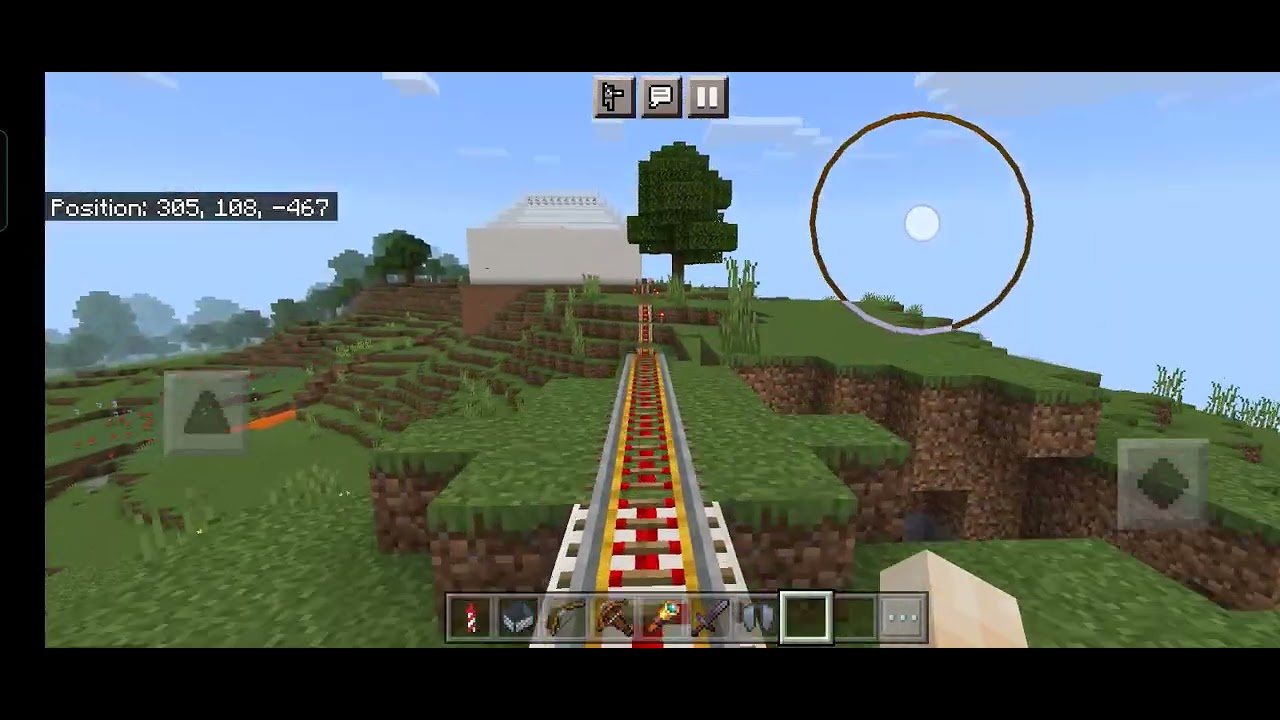 Minecraft plane crash (really short viedo)(2)