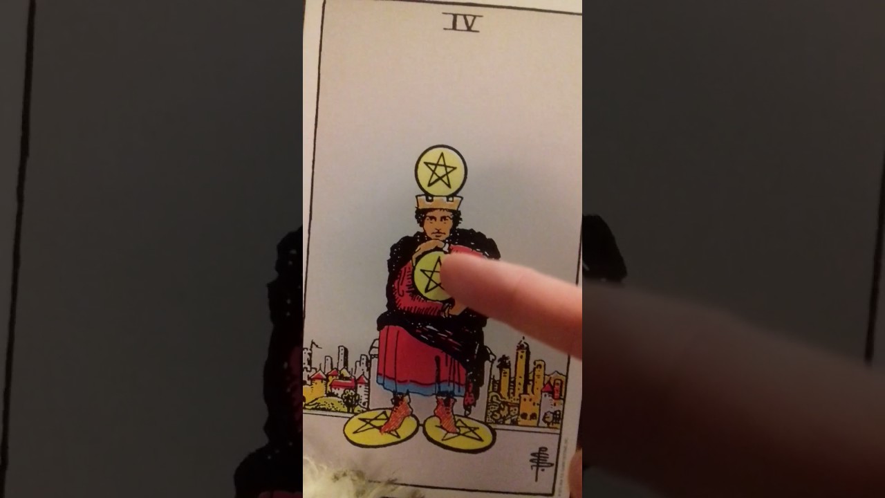 The secret message in the 4 of pentacles