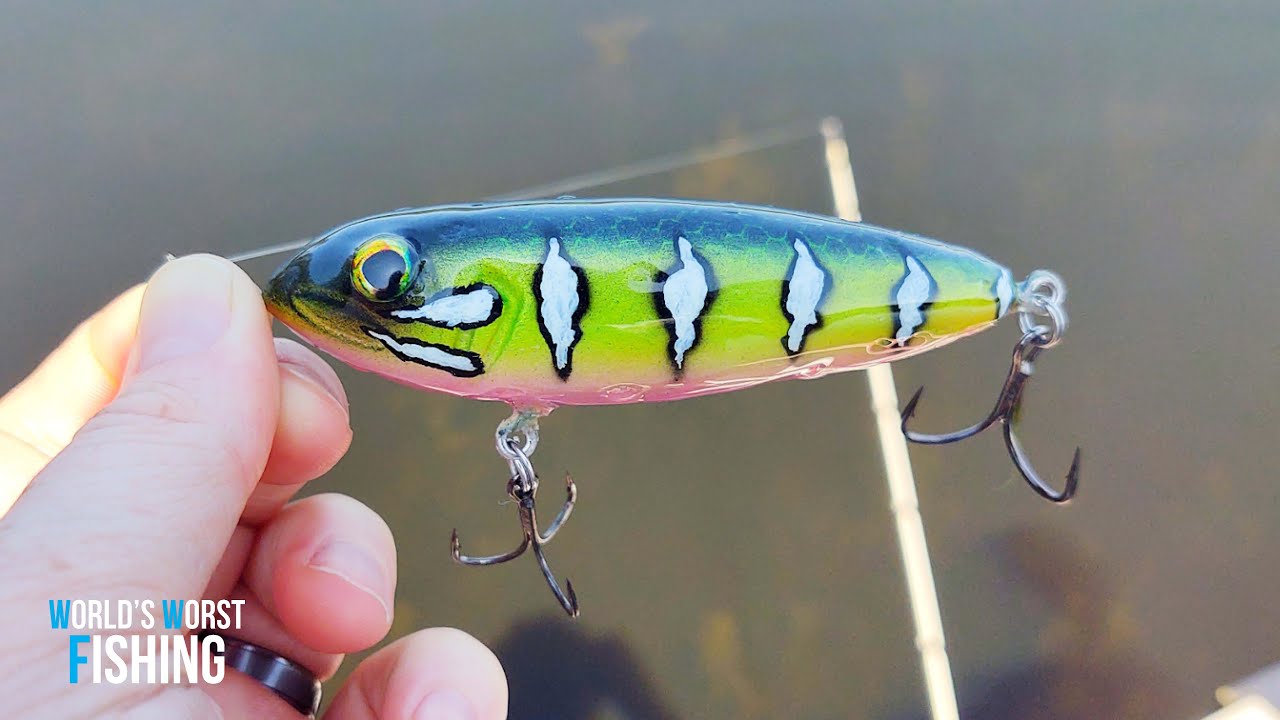 HAND-MADE Wooden "Walk The Dog" Lure!!!