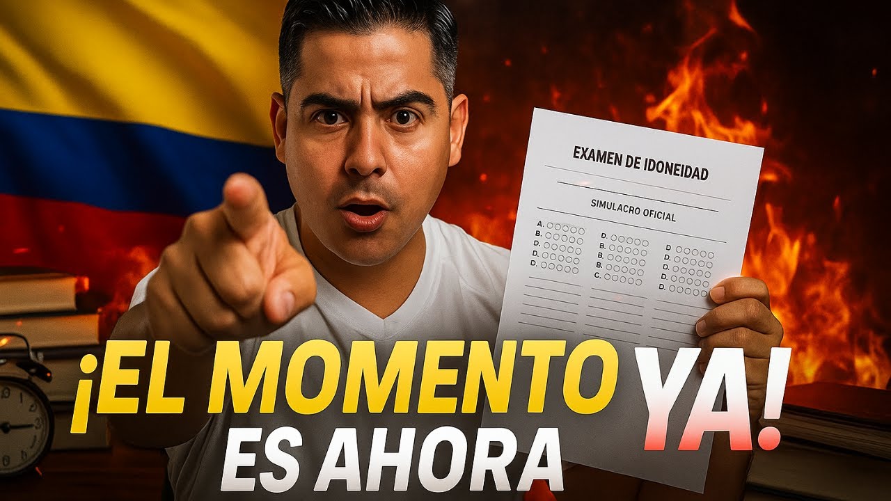 ¡LLEGÓ EL DÍA! Lanzamos el Simulacro Oficial del Examen de Idoneidad 2025 | ¡Prepárate YA!