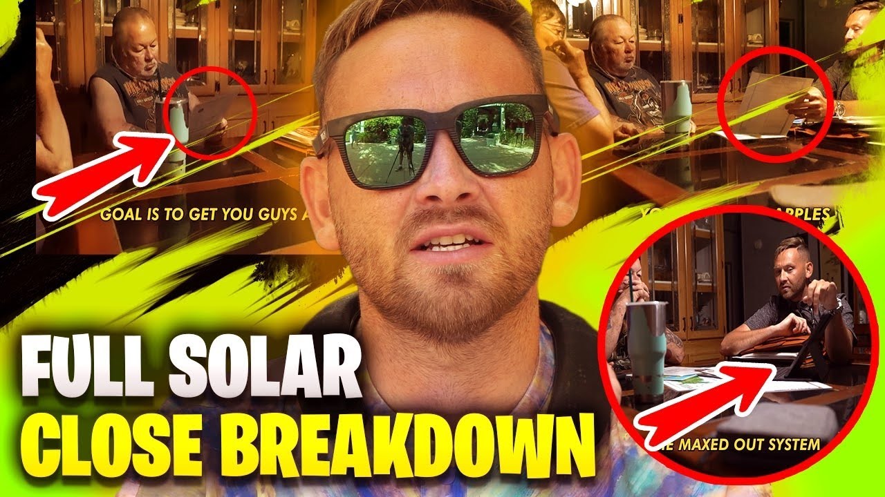 DOOR TO DOOR SALES FULL SOLAR CLOSE BREAKDOWN