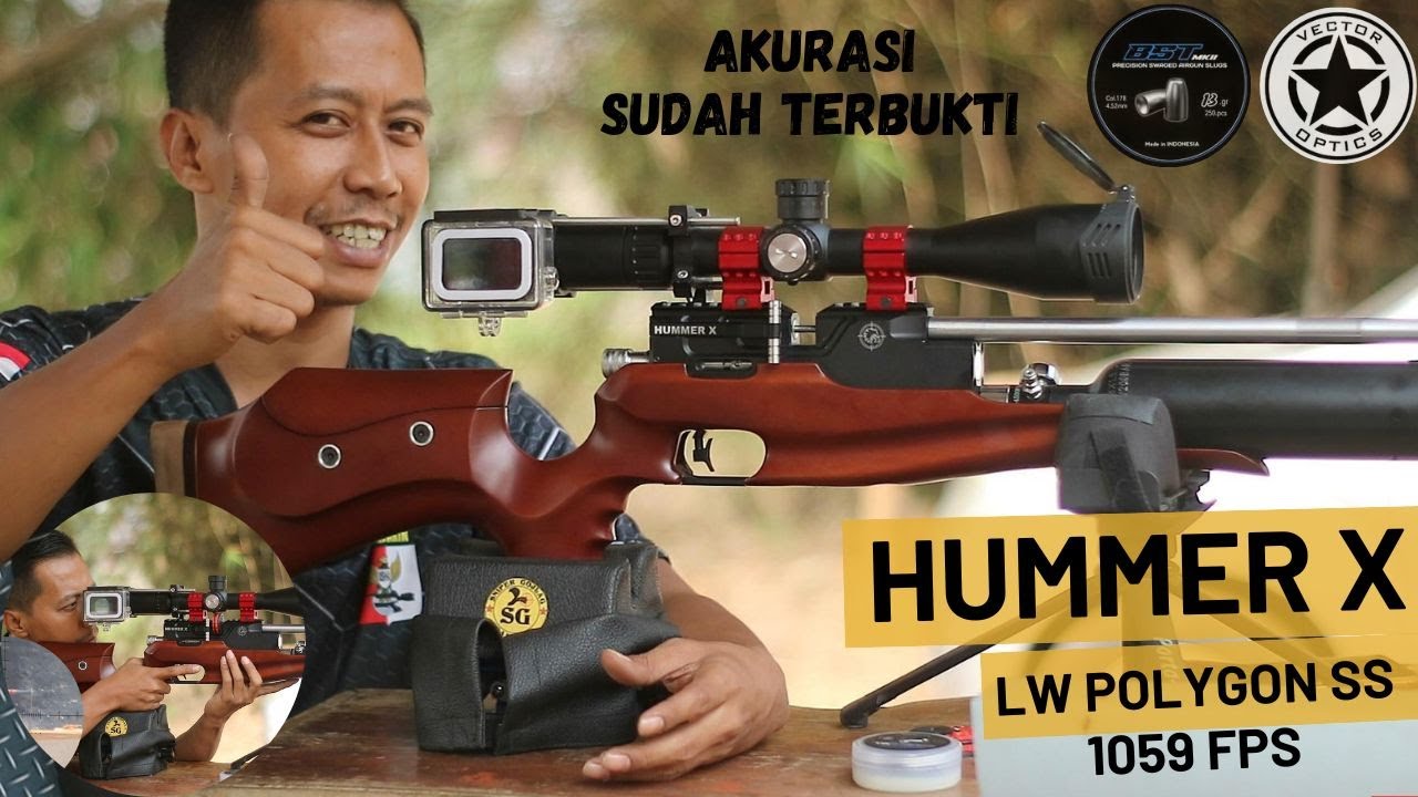 HUMMER X with LW POLYGON SS GERMANY | BST MKII 13gr - 1059 FPS MANTAP POLL