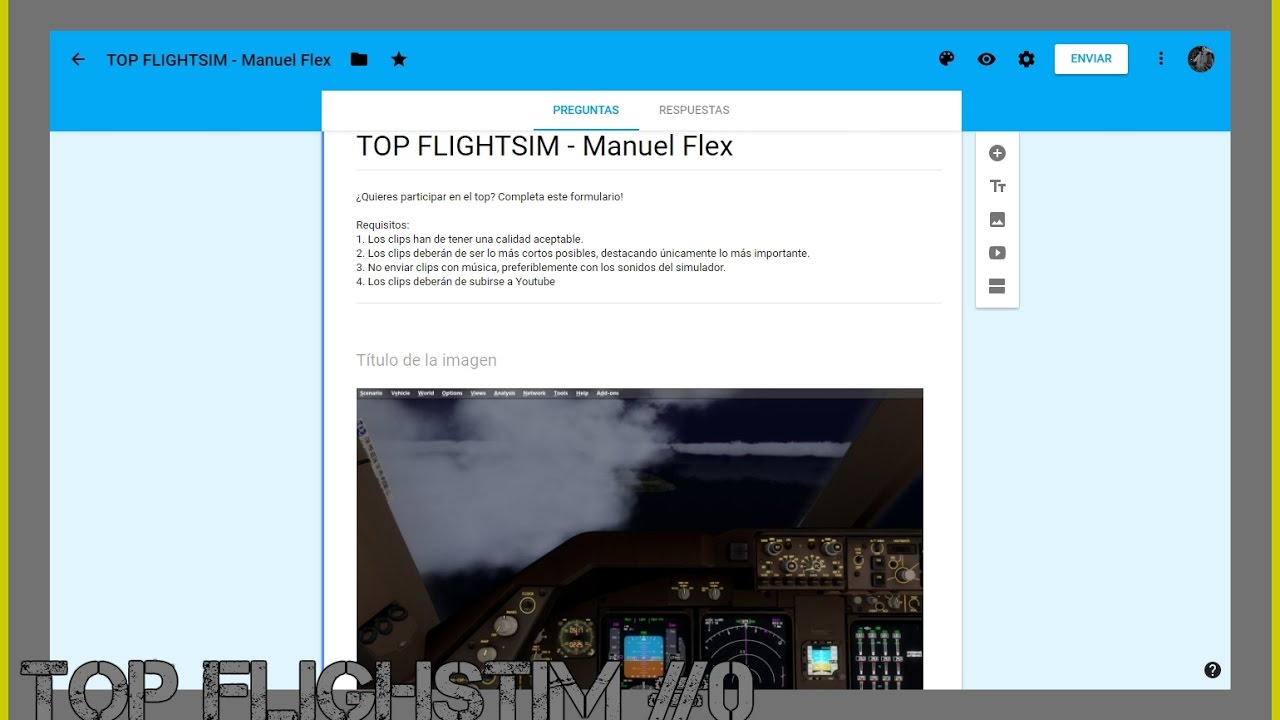 TOP FLIGHTSIM #0 | Manda tus clips y participa! [Información del canal]