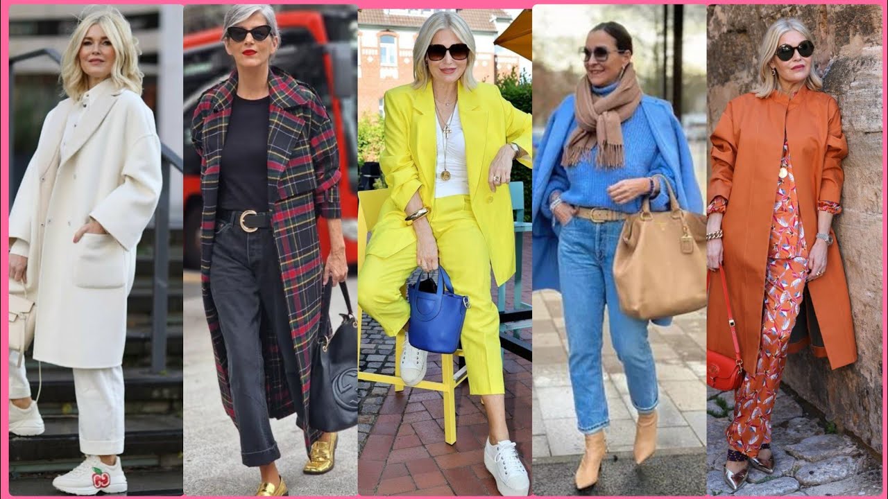 Естественная красота для женщин старше 50, 60 и 70 лет | Новые модные тенденции для женщин | Весе...