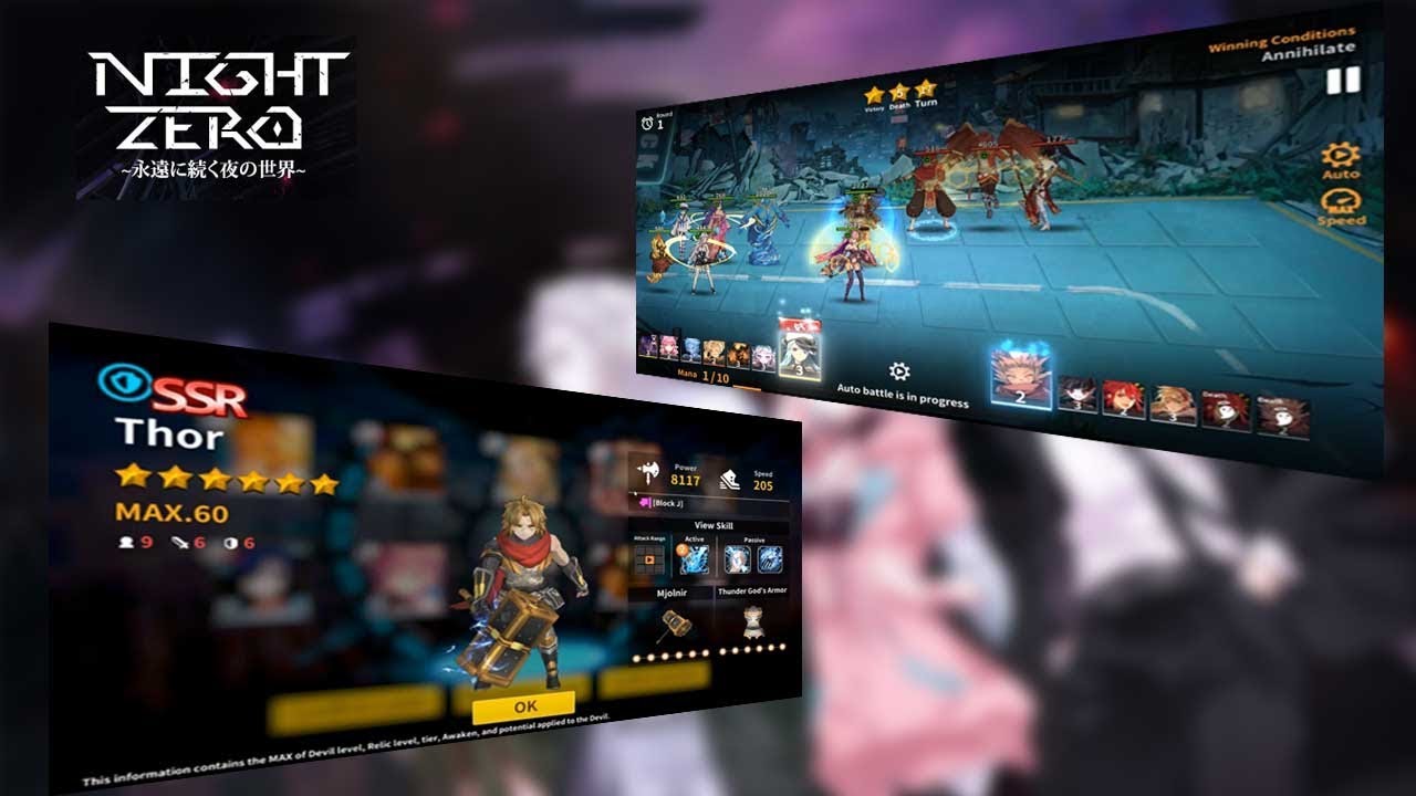 Night Zero: Mistiltein - First Impression (Android Gameplay) + First Selective Summon