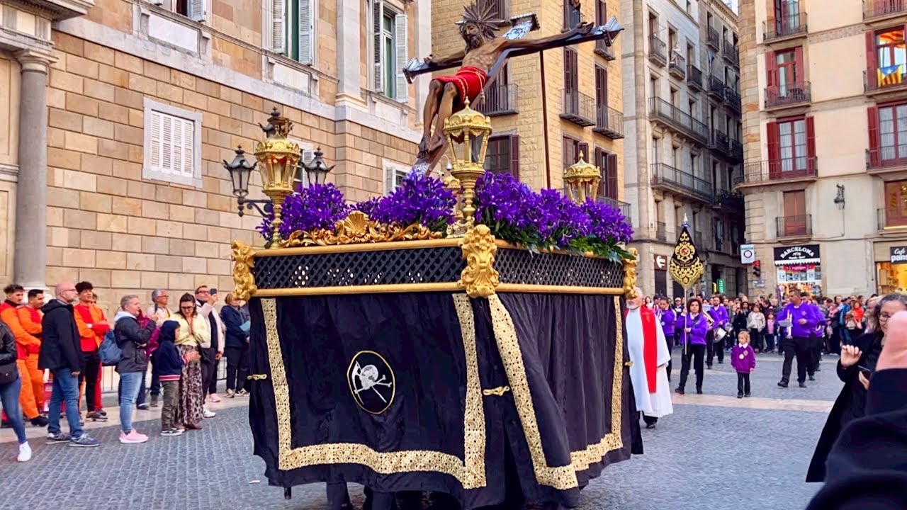 Domingo de Ramos Procesión de la Buena Muerte en Barcelona | Palm Sunday 2023