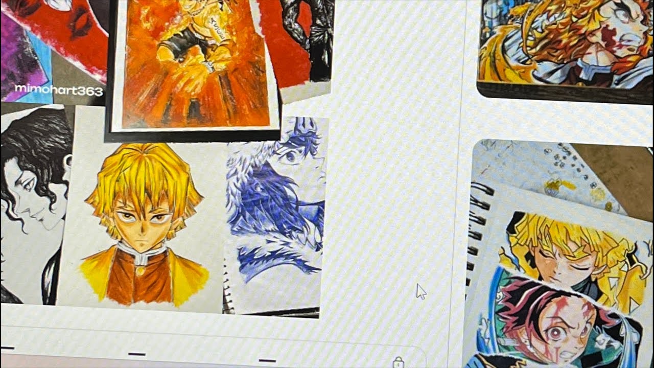 LIVE Anime Drawing with Blue Ball Pen ✍️ | Random Artwork Challenge
