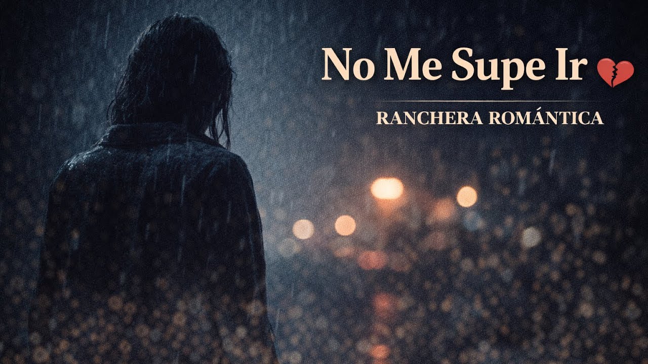 No Me Supe Ir  | Ranchera Romántica de Amor Propio y Despedida