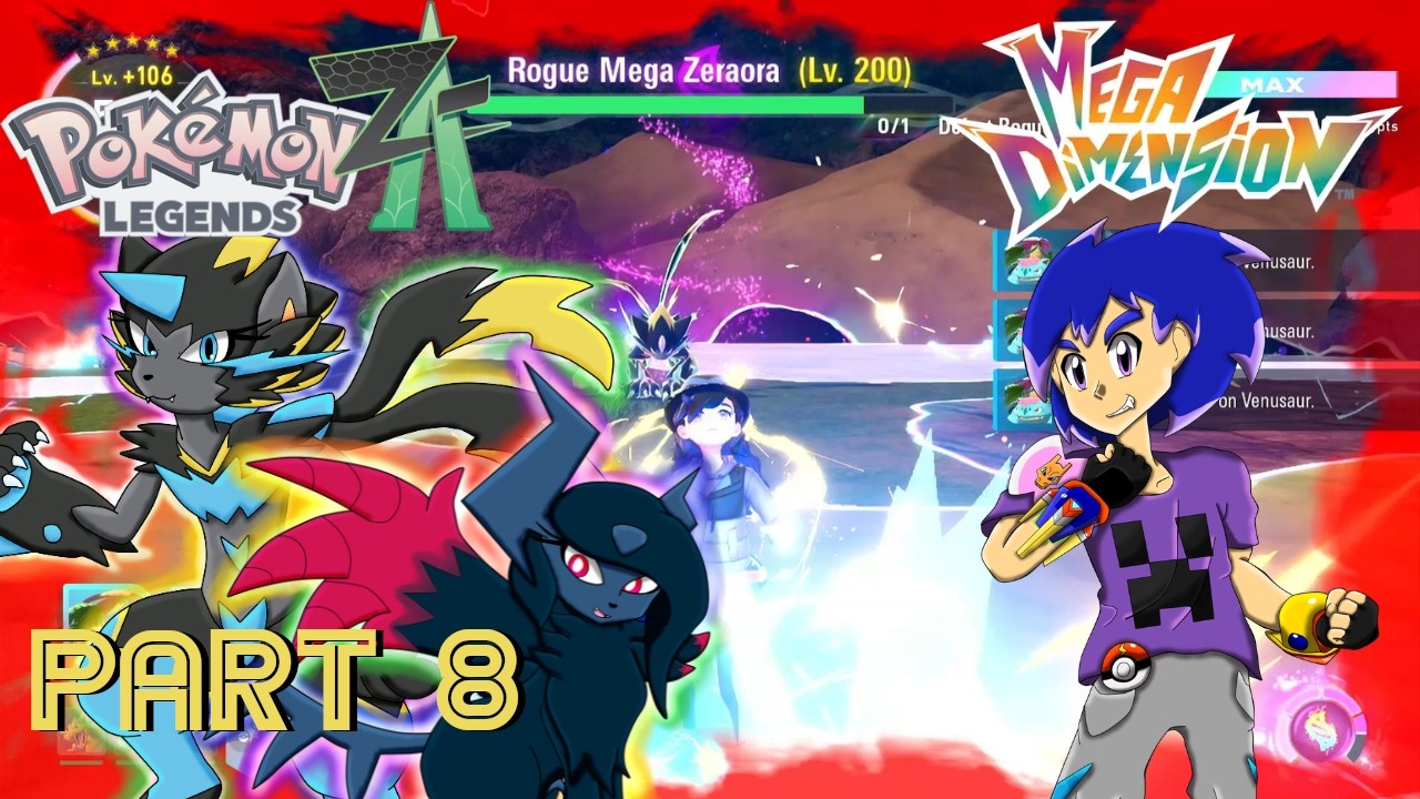 Zeraora, Let's End This with an Electrifying Battle! Pokémon Legends Z-A DLC Part 8 Finale